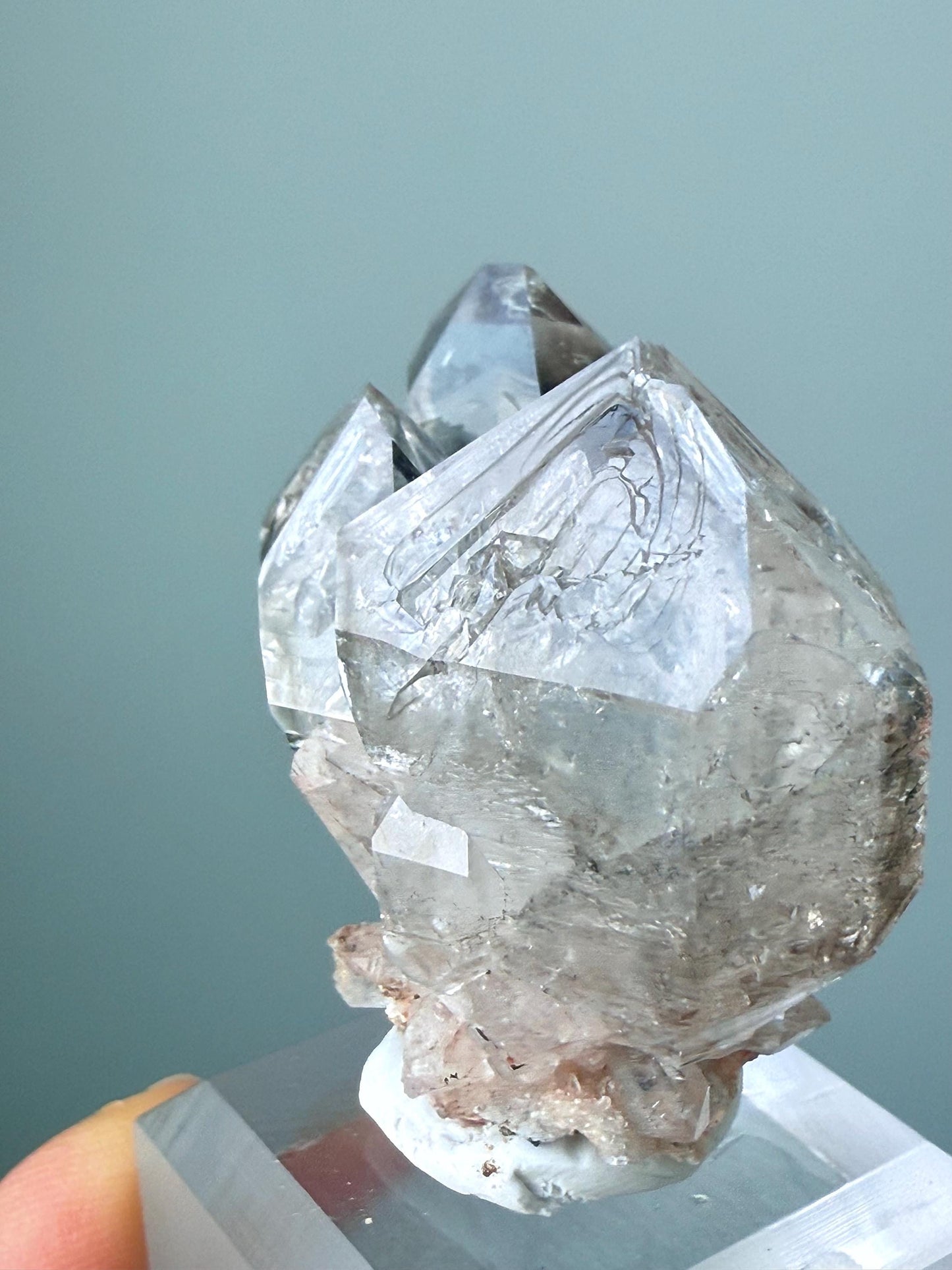 Namibian Fenster Flower Quartz Cluster