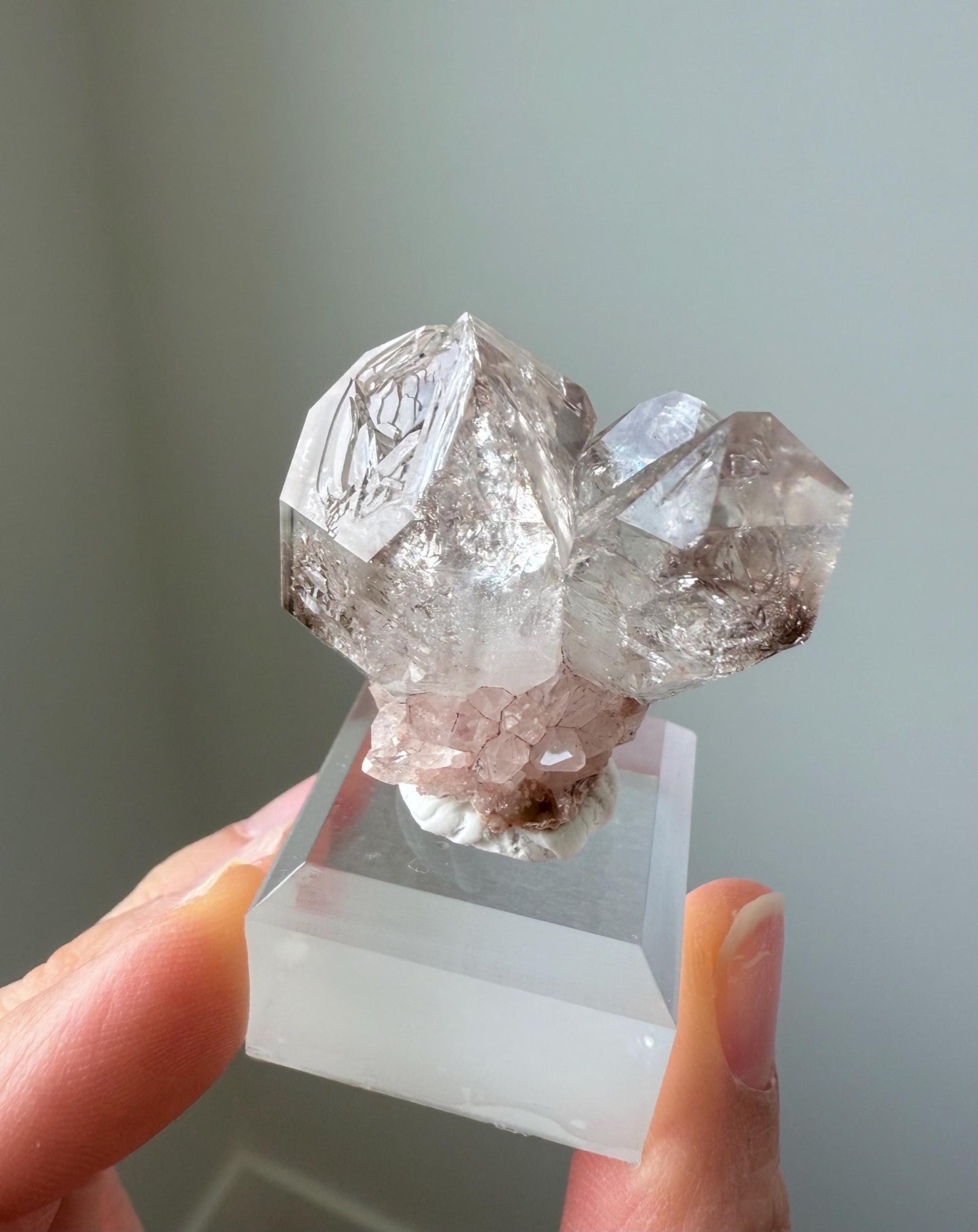Namibian Fenster Flower Quartz Cluster