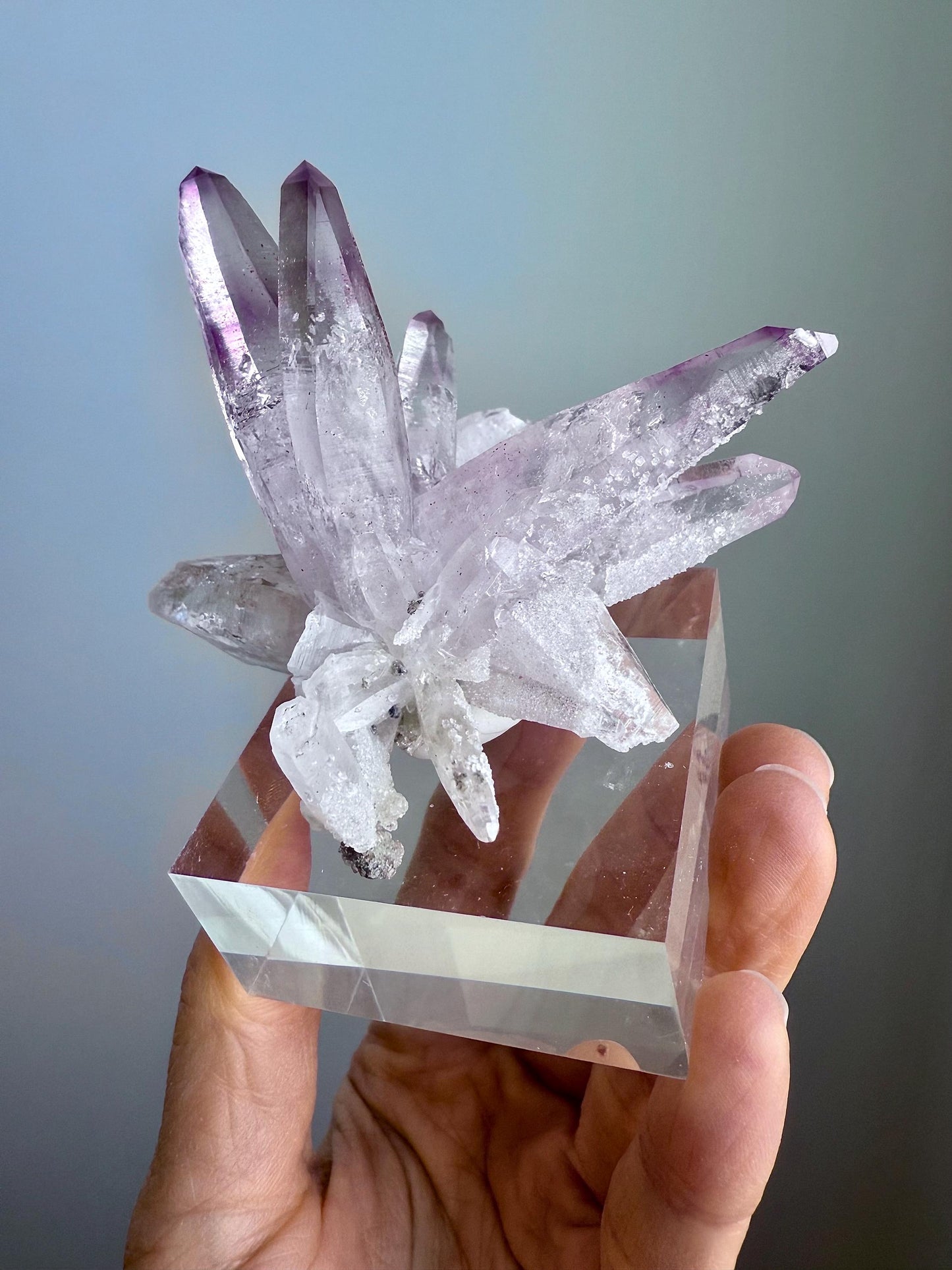 Vera Cruz Amethyst with Quartz, Hematite Inclusions