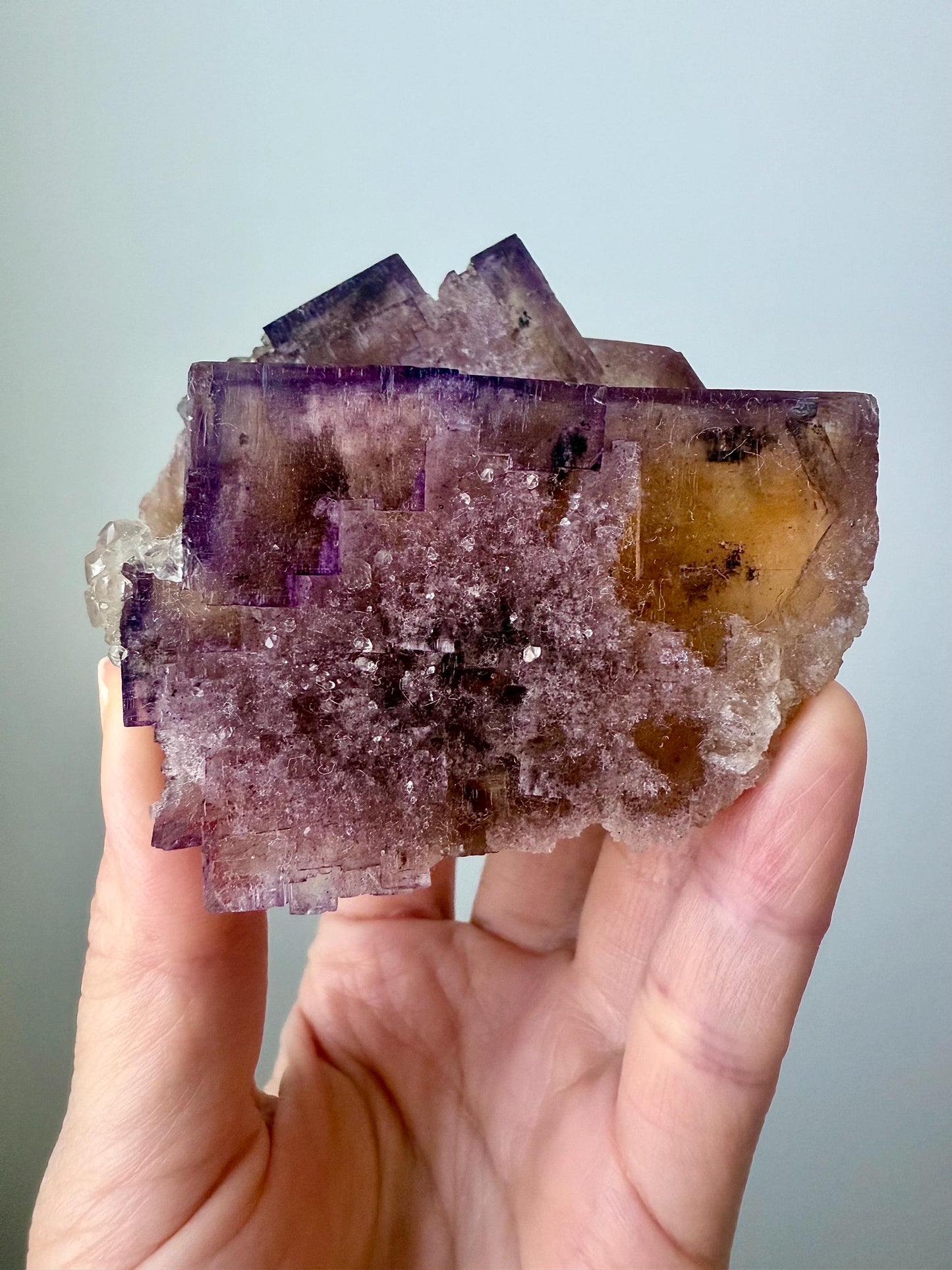Denton Fluorite with Calcite & Quartz