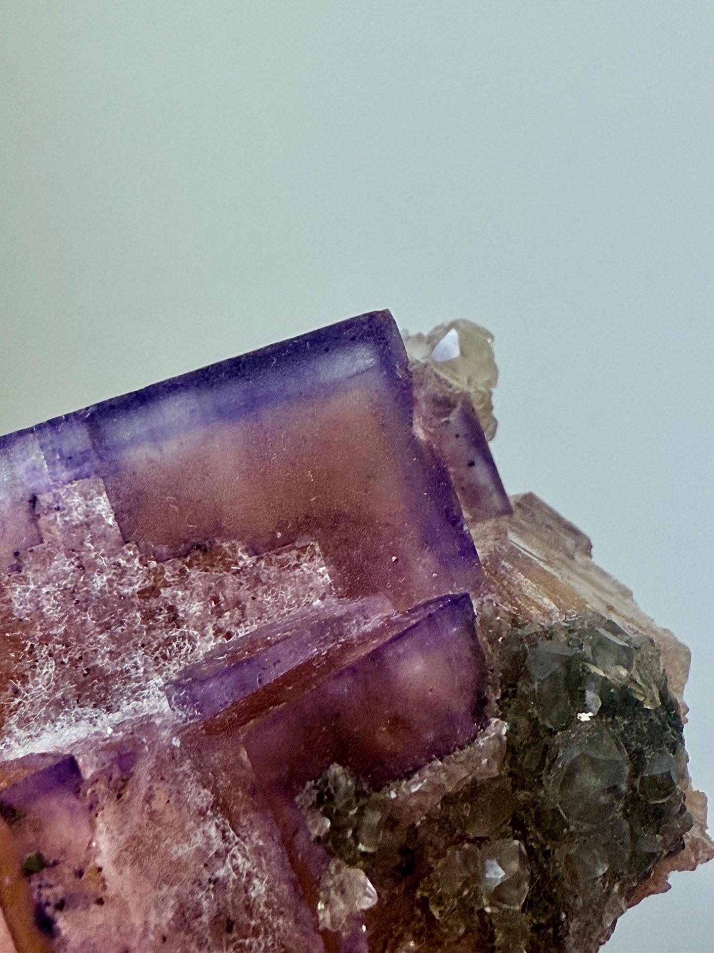 Denton Fluorite with Calcite & Quartz