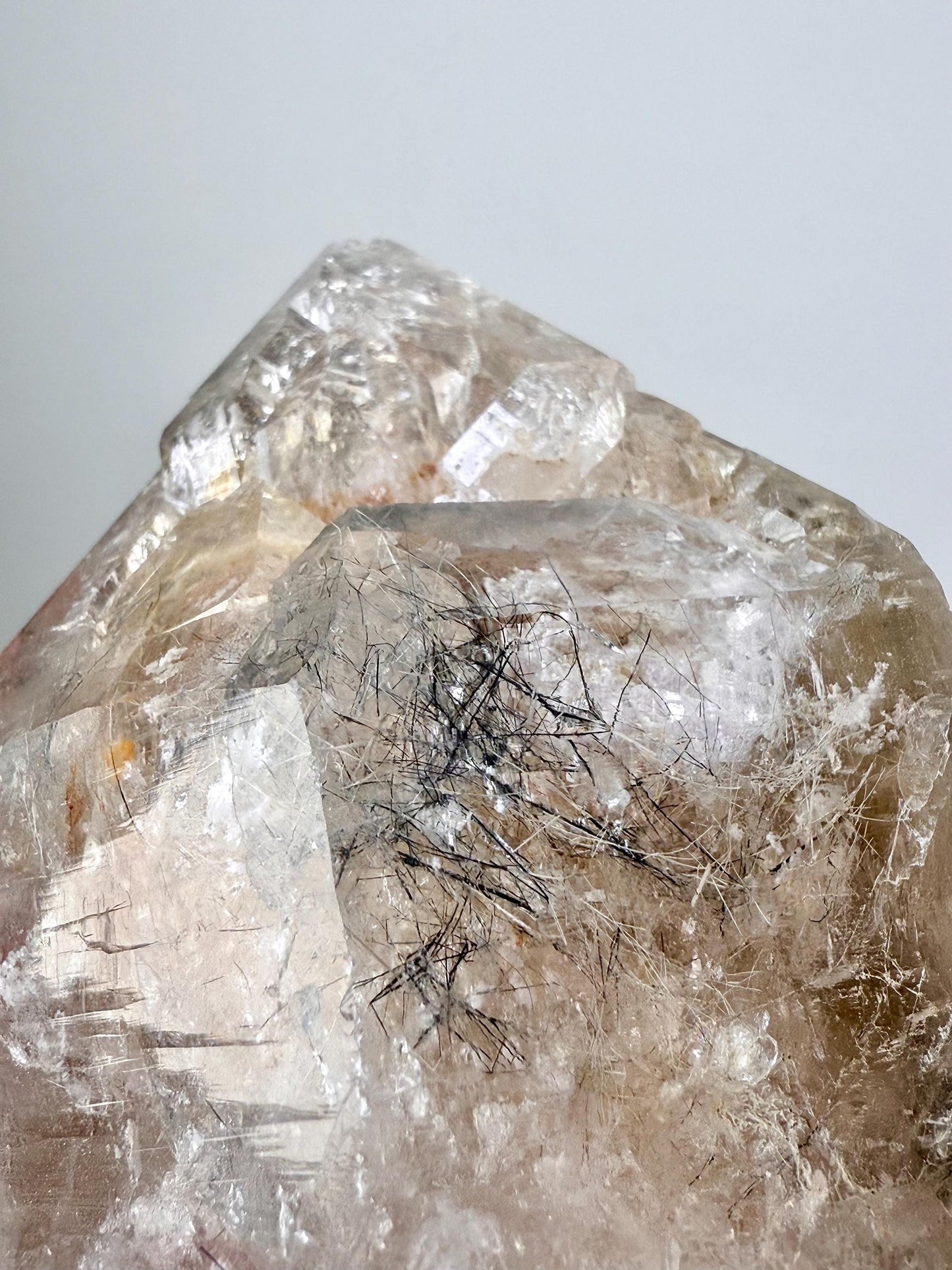Citrine with Lepidolite, and Aragonite Inclusions - Rare