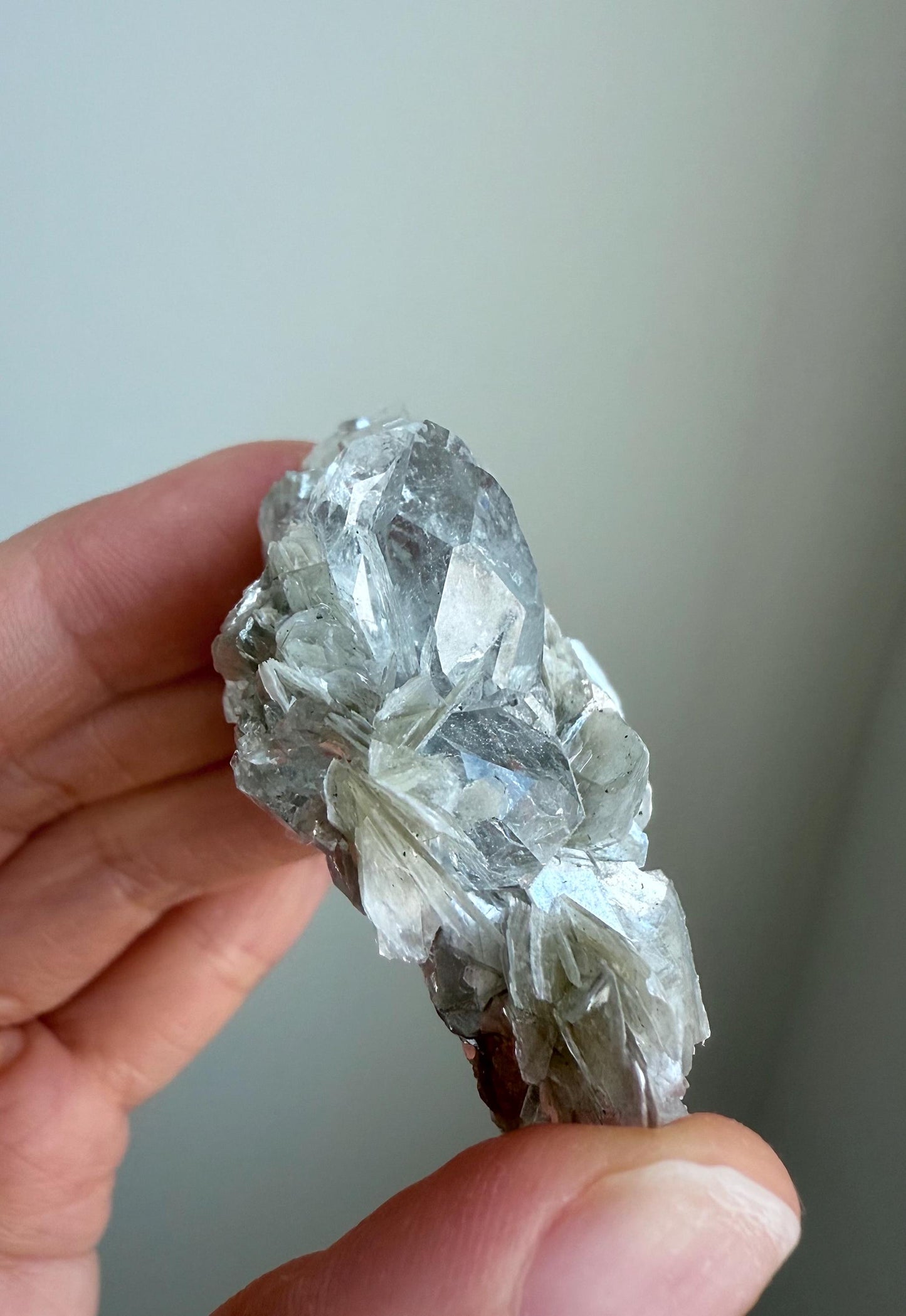 High Quality Aquamarine with Micas