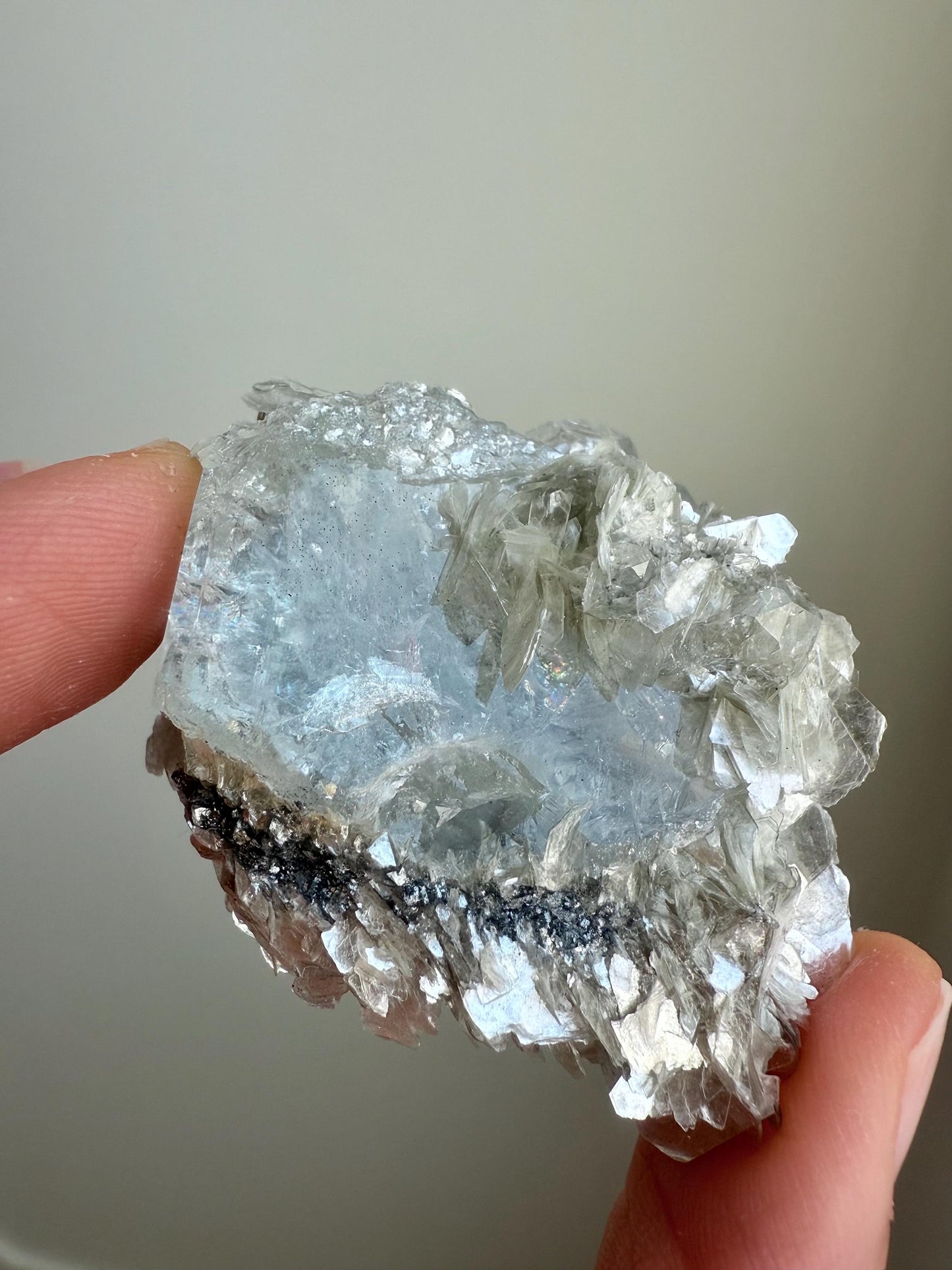 High Quality Aquamarine with Micas