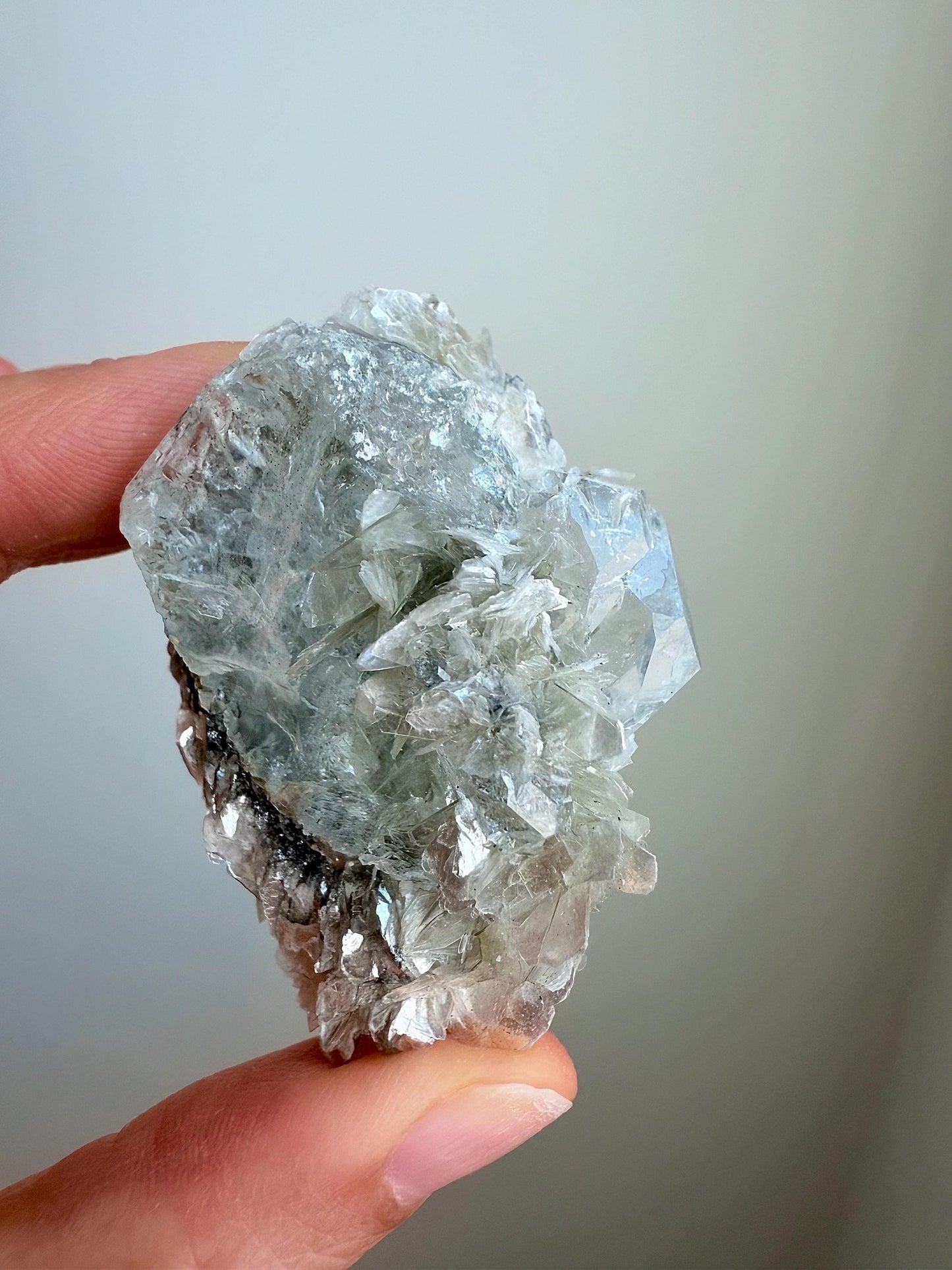 High Quality Aquamarine with Micas