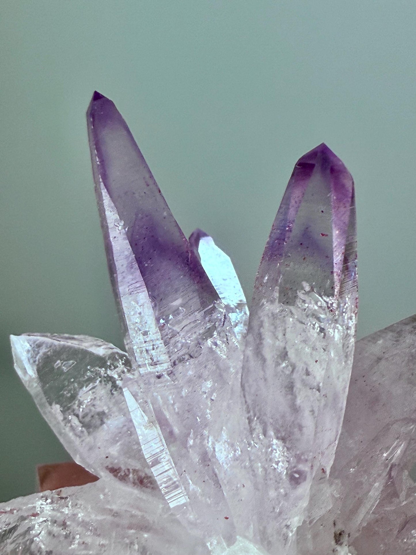 Vera Cruz Amethyst with Quartz, Hematite Inclusions