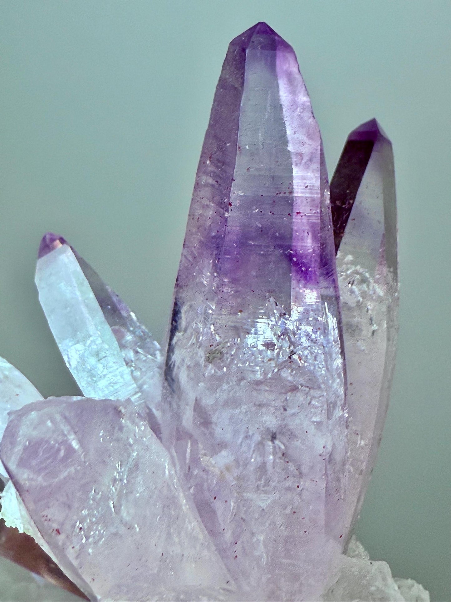 Vera Cruz Amethyst with Quartz, Hematite Inclusions
