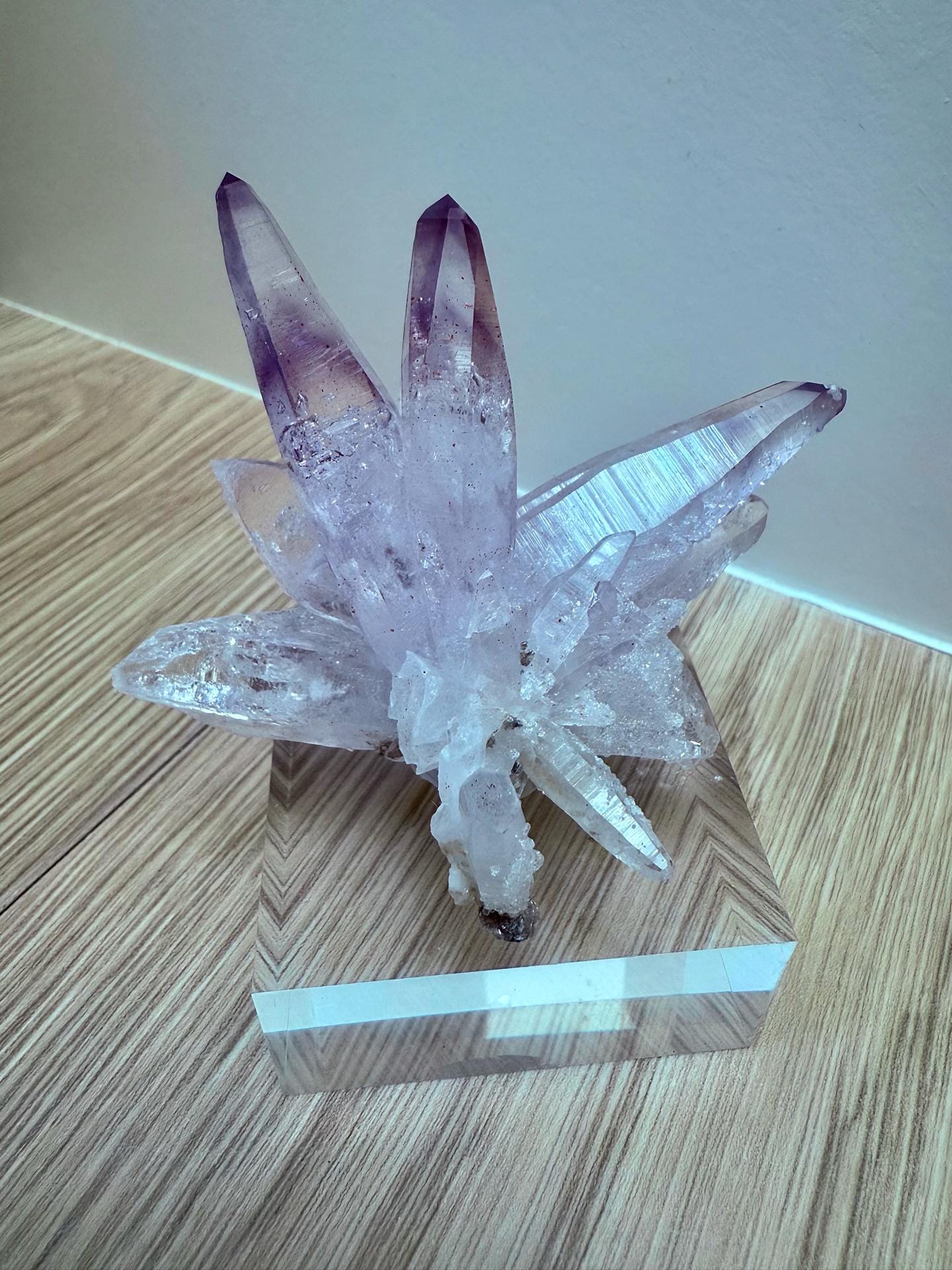 Vera Cruz Amethyst with Quartz, Hematite Inclusions