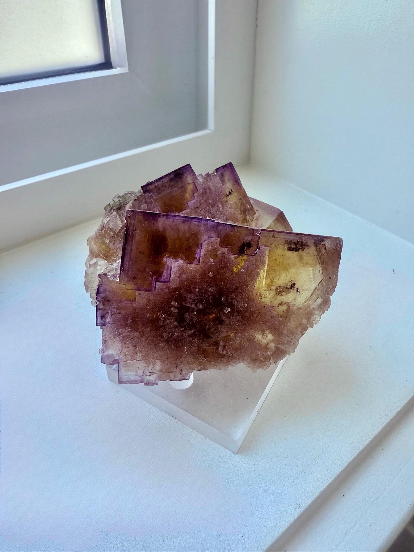Denton Fluorite with Calcite & Quartz