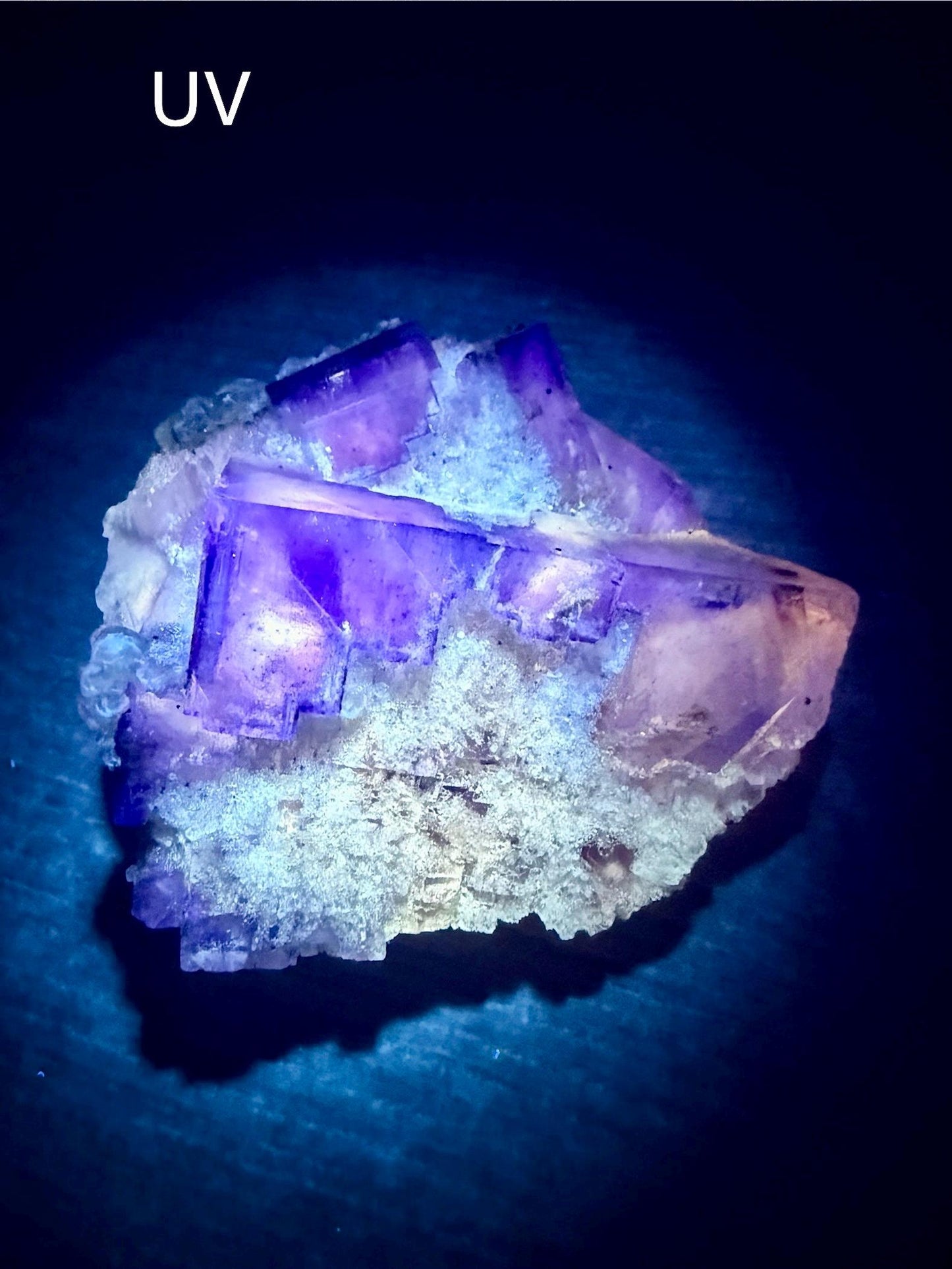 Denton Fluorite with Calcite & Quartz