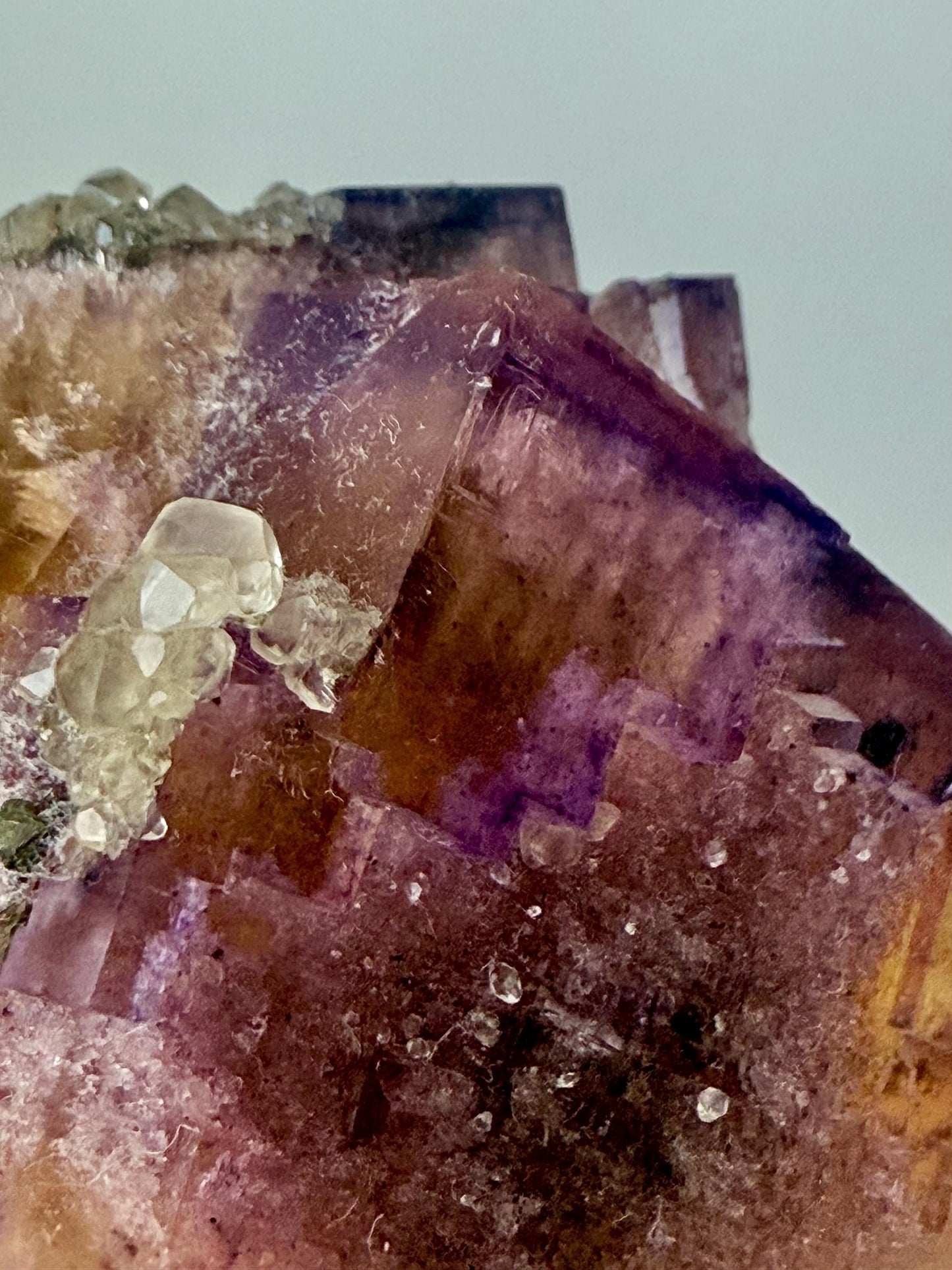 Denton Fluorite with Calcite & Quartz