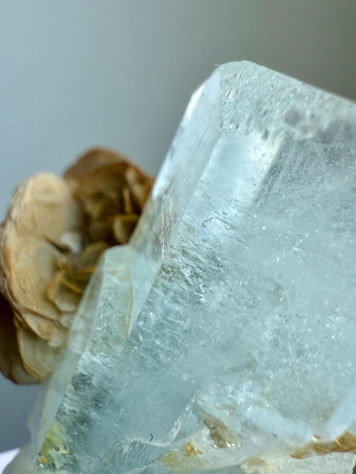 Aquamarine with Mica