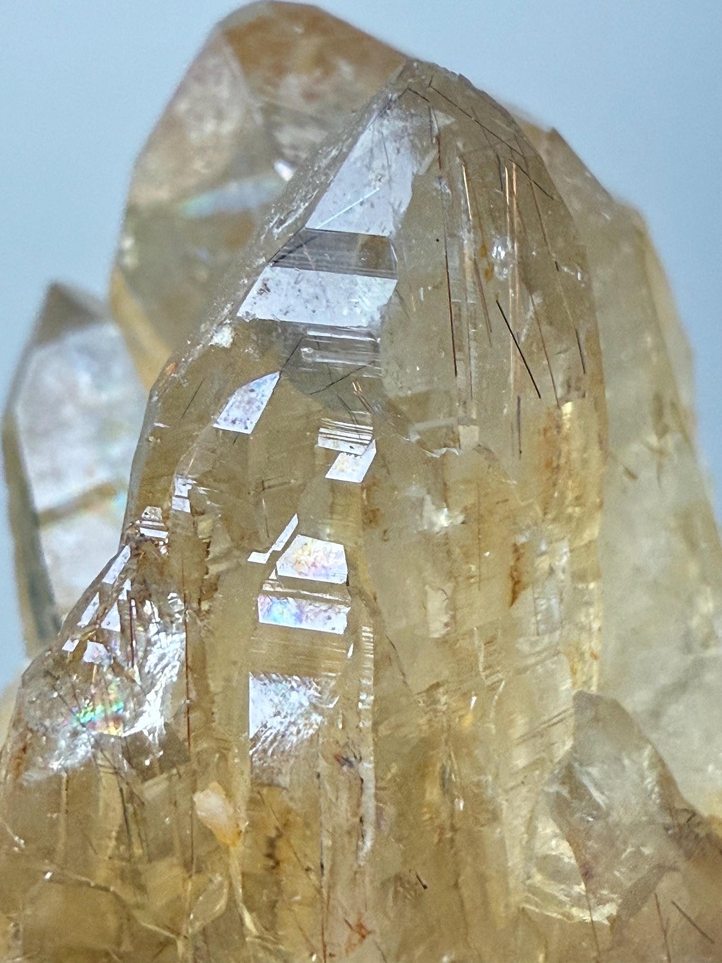 Natural Irridescent Rutilated Quartz