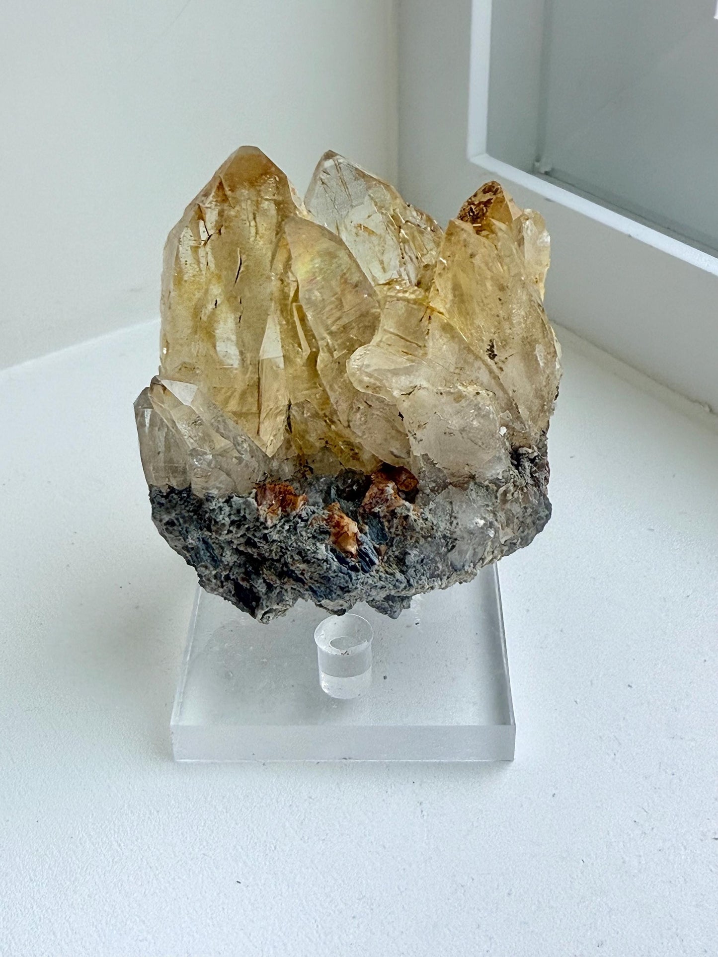 Natural Irridescent Rutilated Quartz