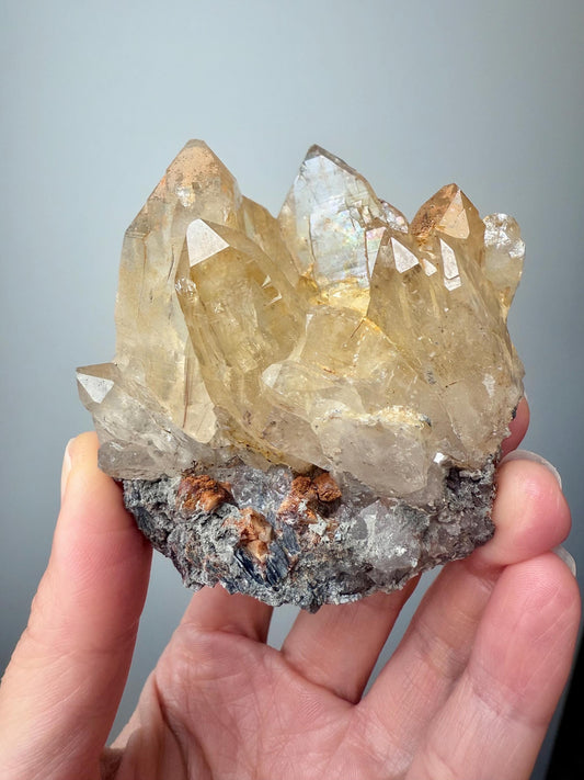 Natural Irridescent Rutilated Quartz
