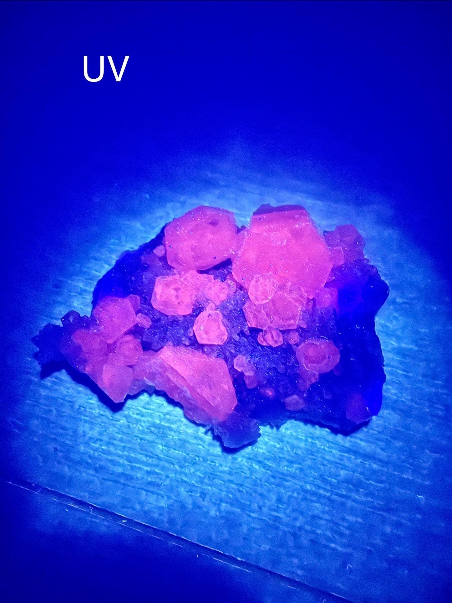 Yellow Diamond Calcite in Druzy Matrix