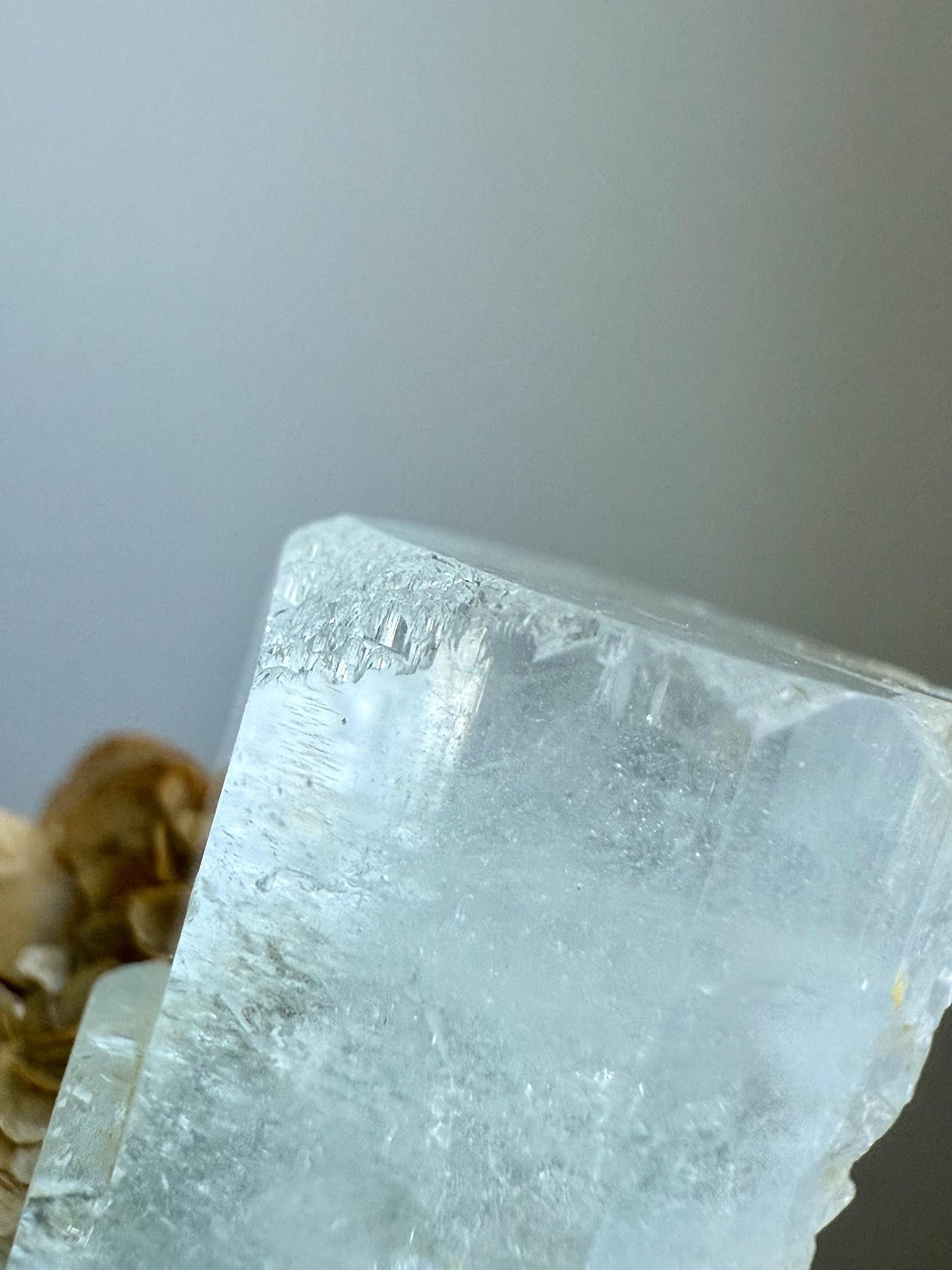 Aquamarine with Mica