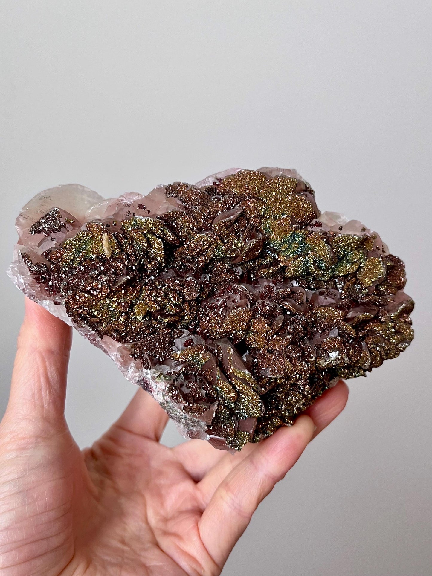 Calcite with Chalcopyrite
