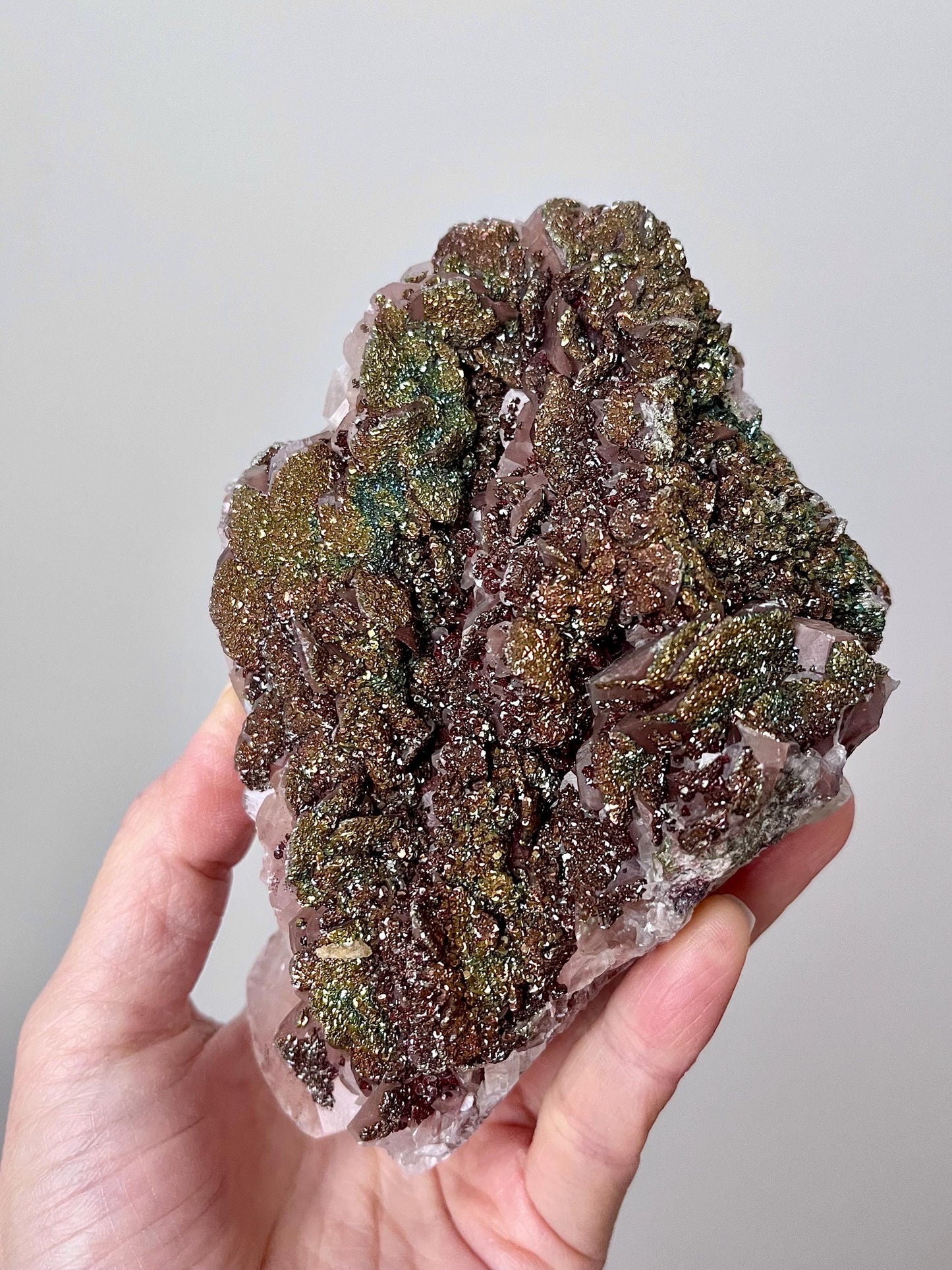 Calcite with Chalcopyrite