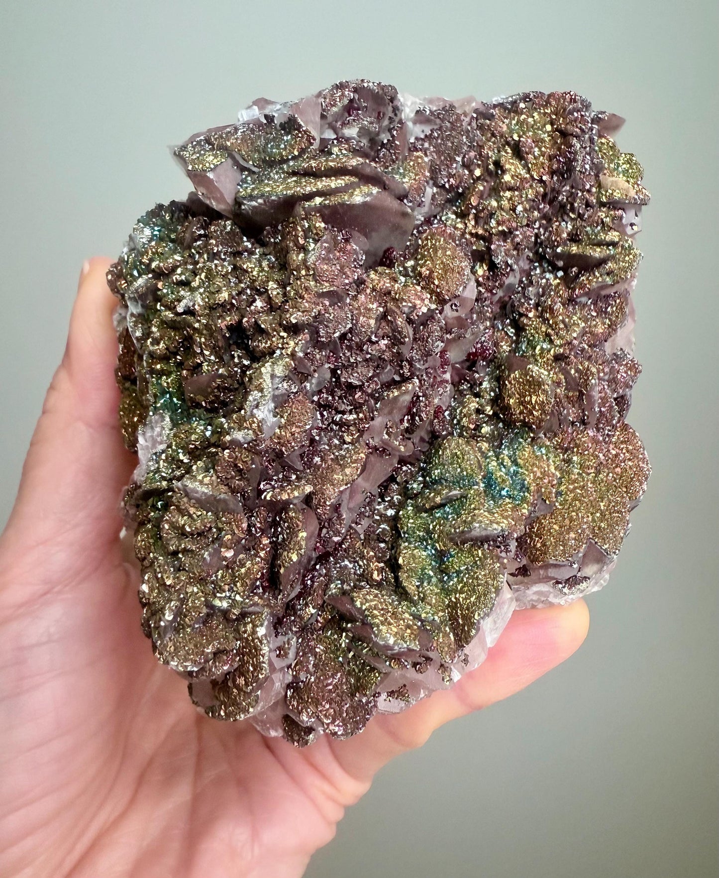 Calcite with Chalcopyrite