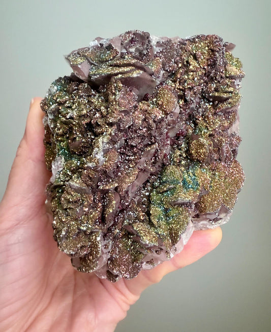 Calcite with Chalcopyrite
