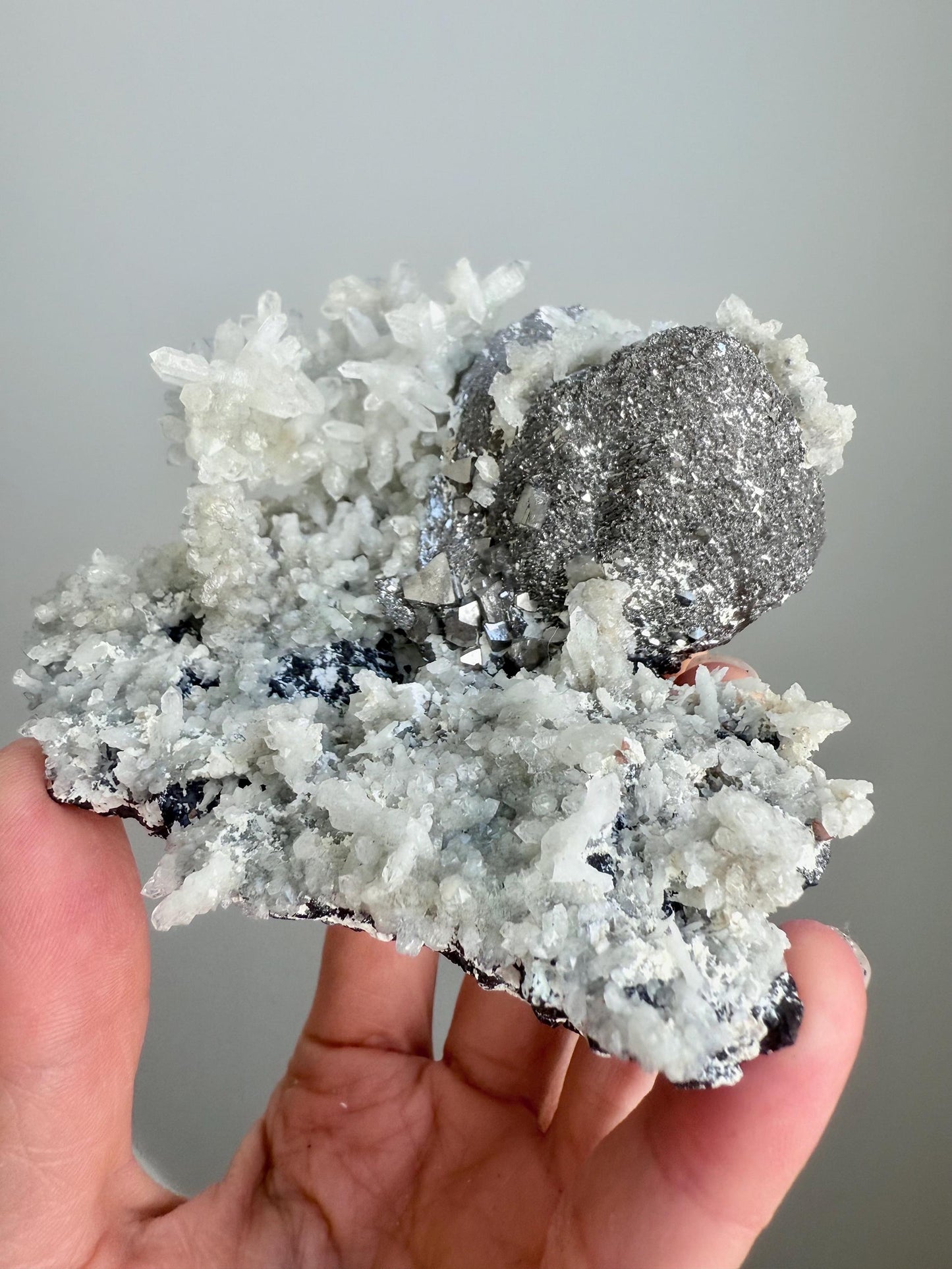 Quartz with Loellingite, Arsenopyrite