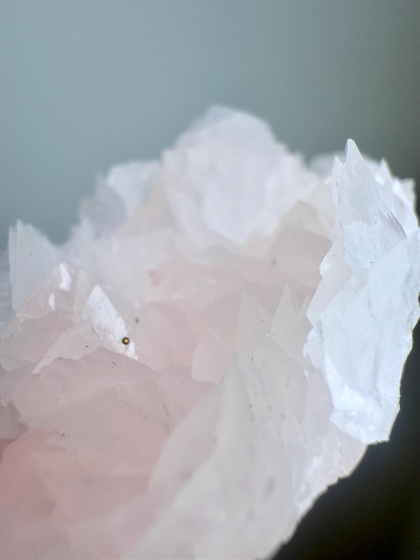 Fluorescent Pink Rose Calcite