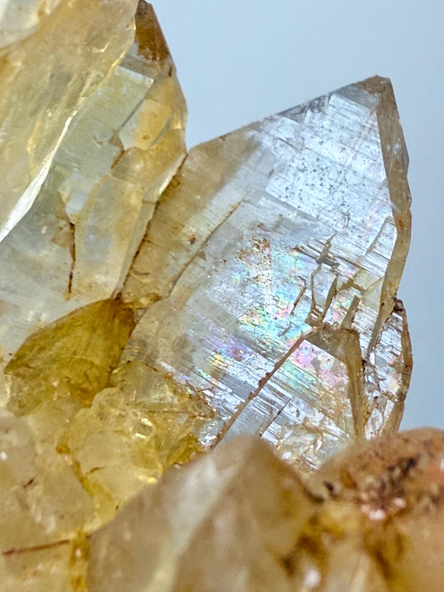 Natural Irridescent Rutilated Quartz