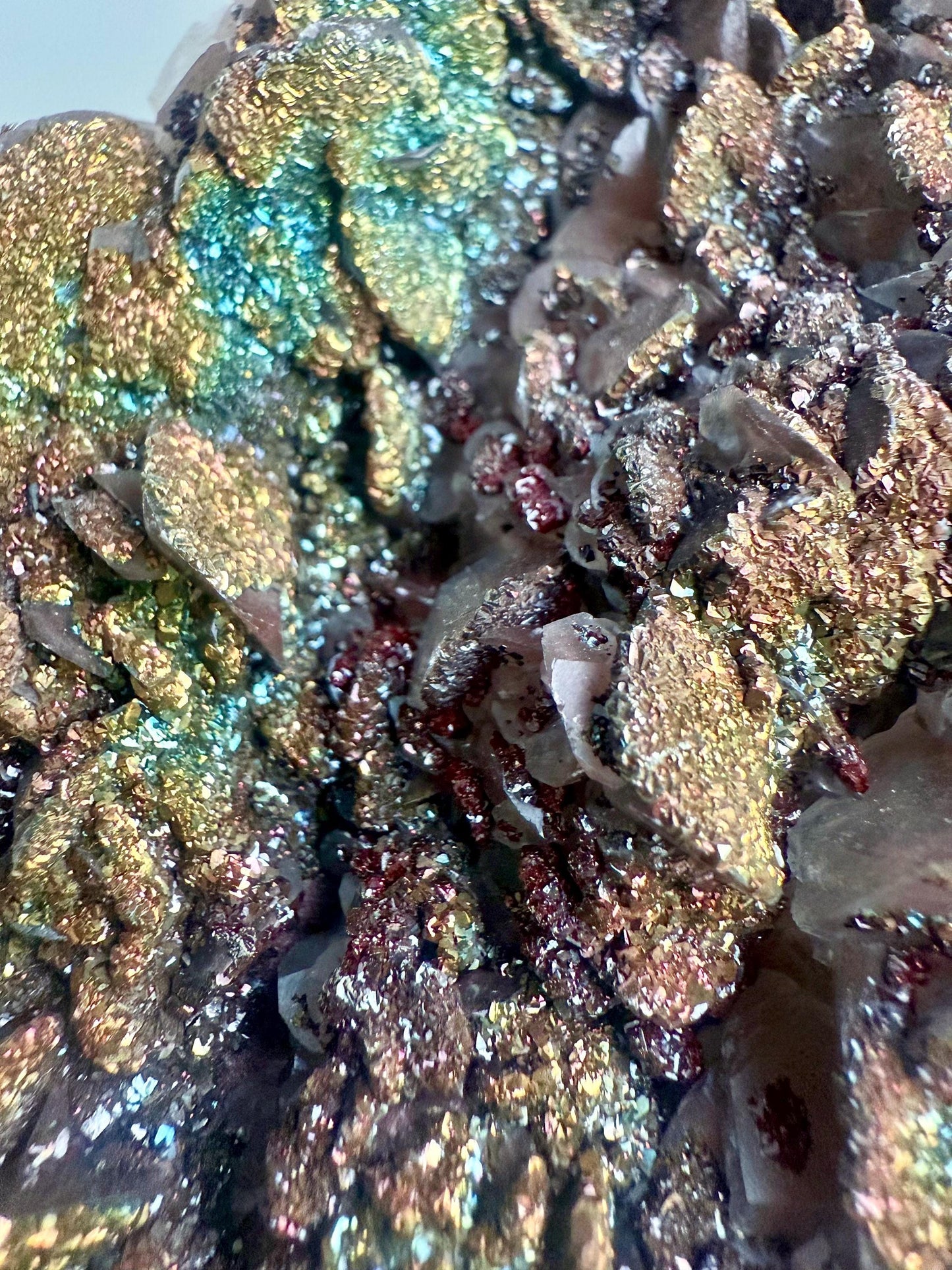 Calcite with Chalcopyrite