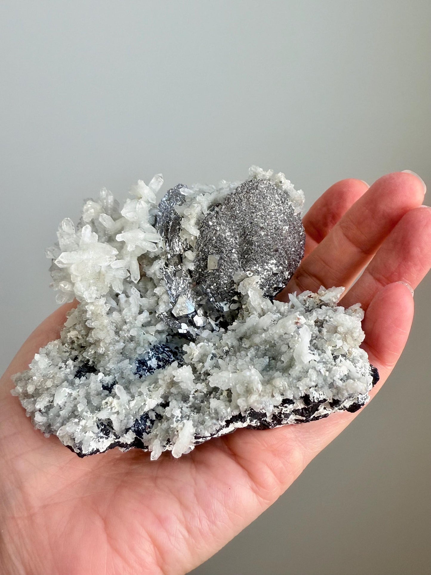 Quartz with Loellingite, Arsenopyrite