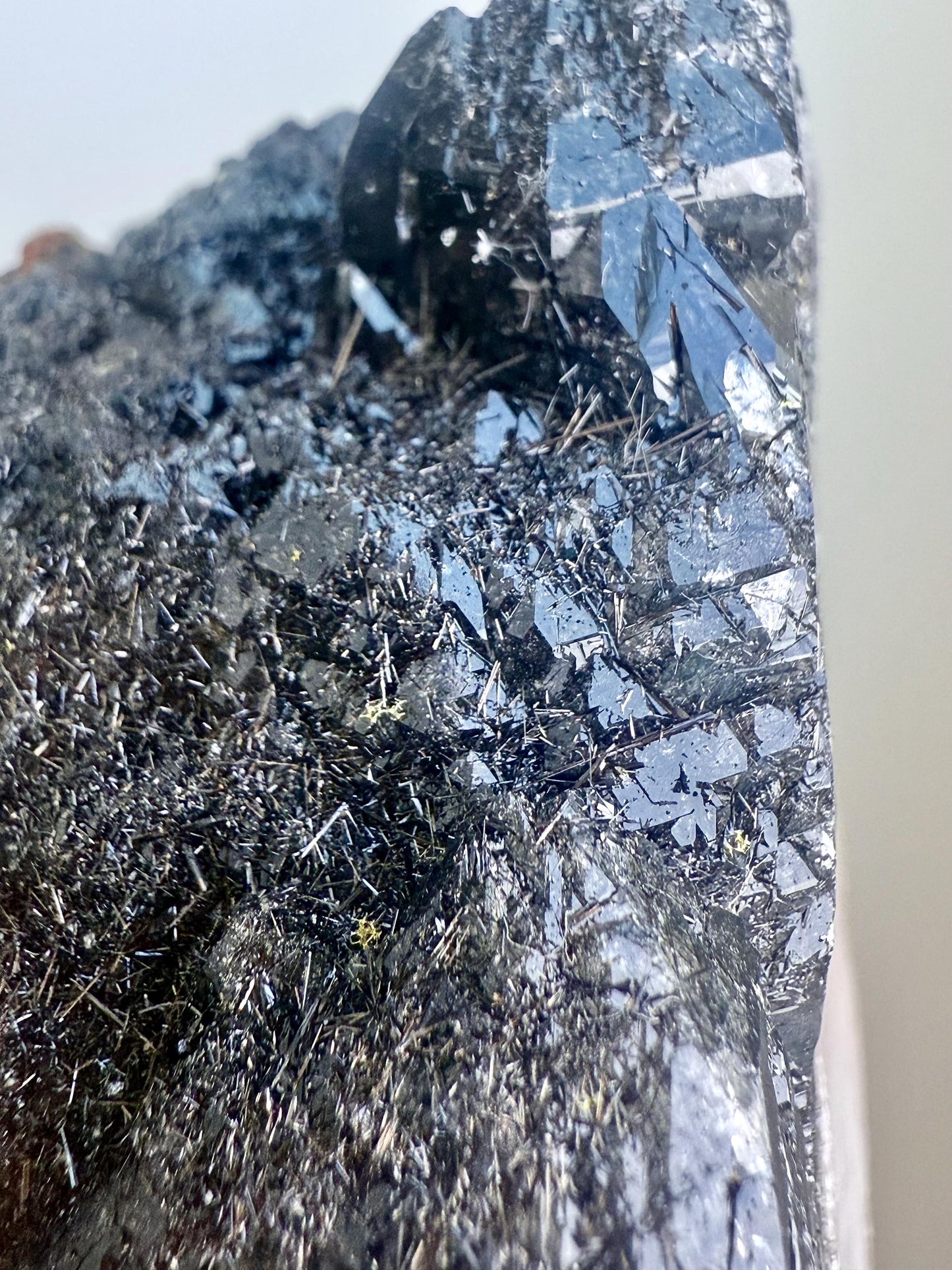Tourmalinated Cathedral Quartz with Record Keepers