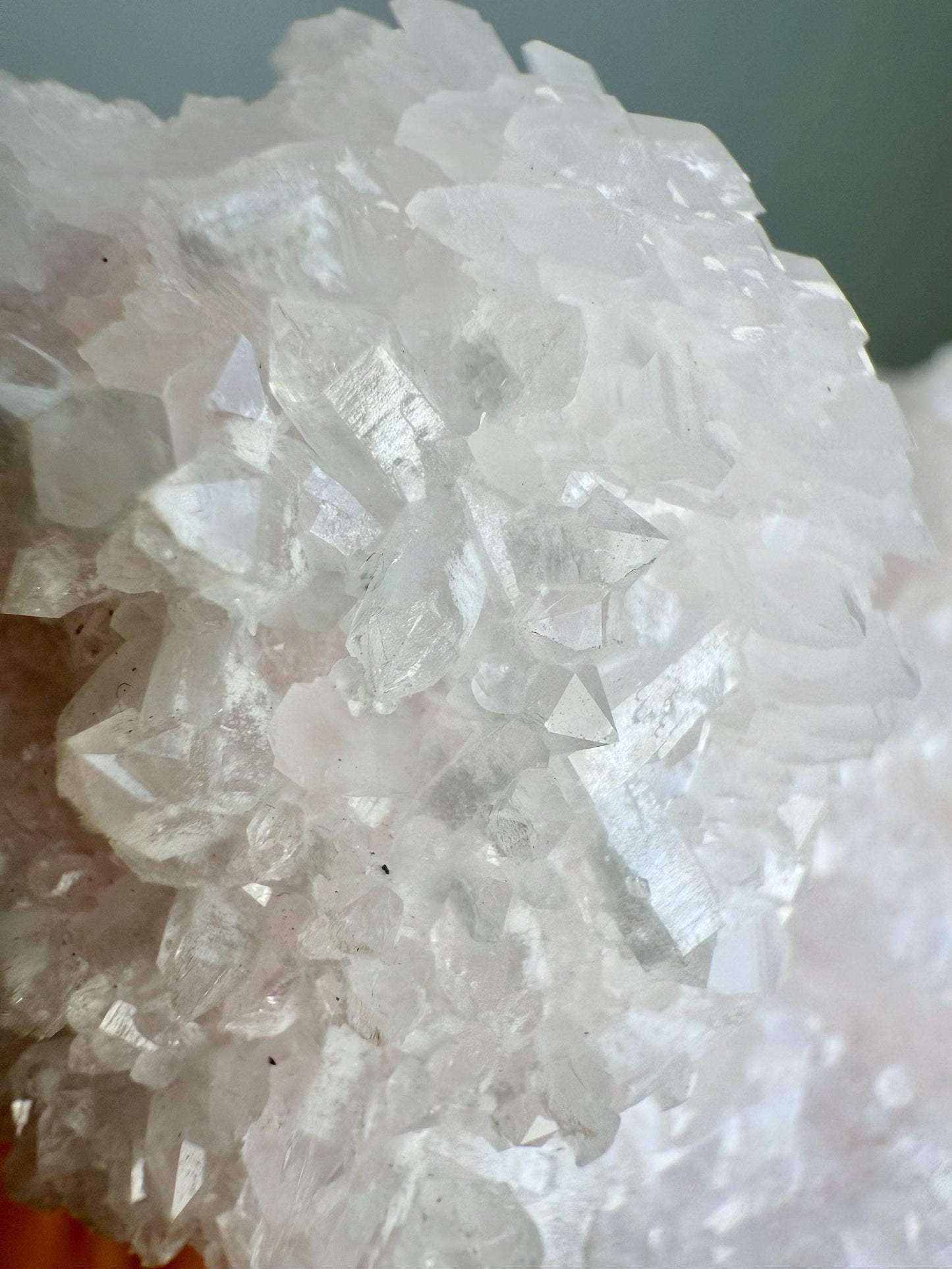 Pink Calcite with Quartz and Fluorite