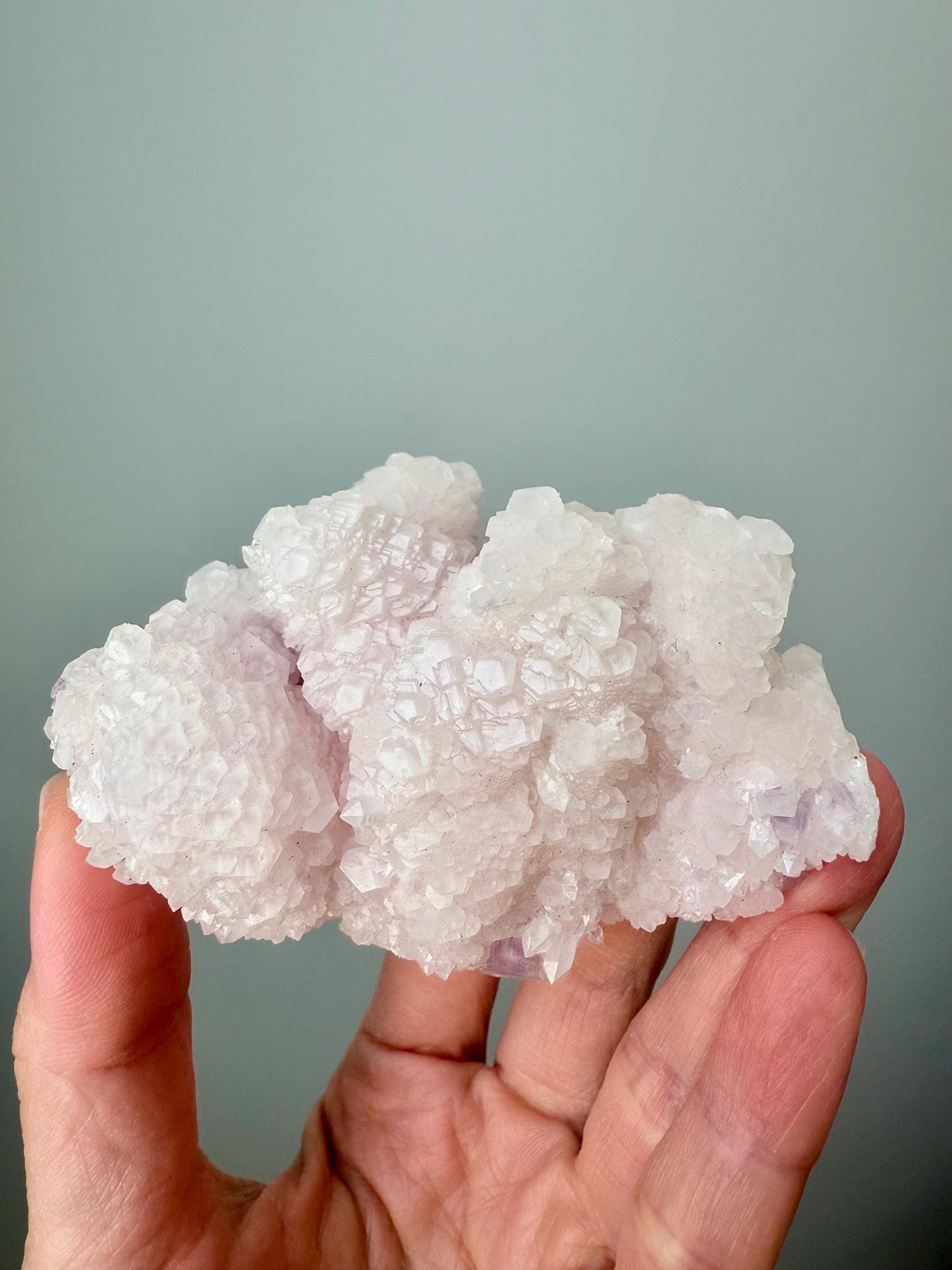 Pink Calcite with Quartz and Fluorite
