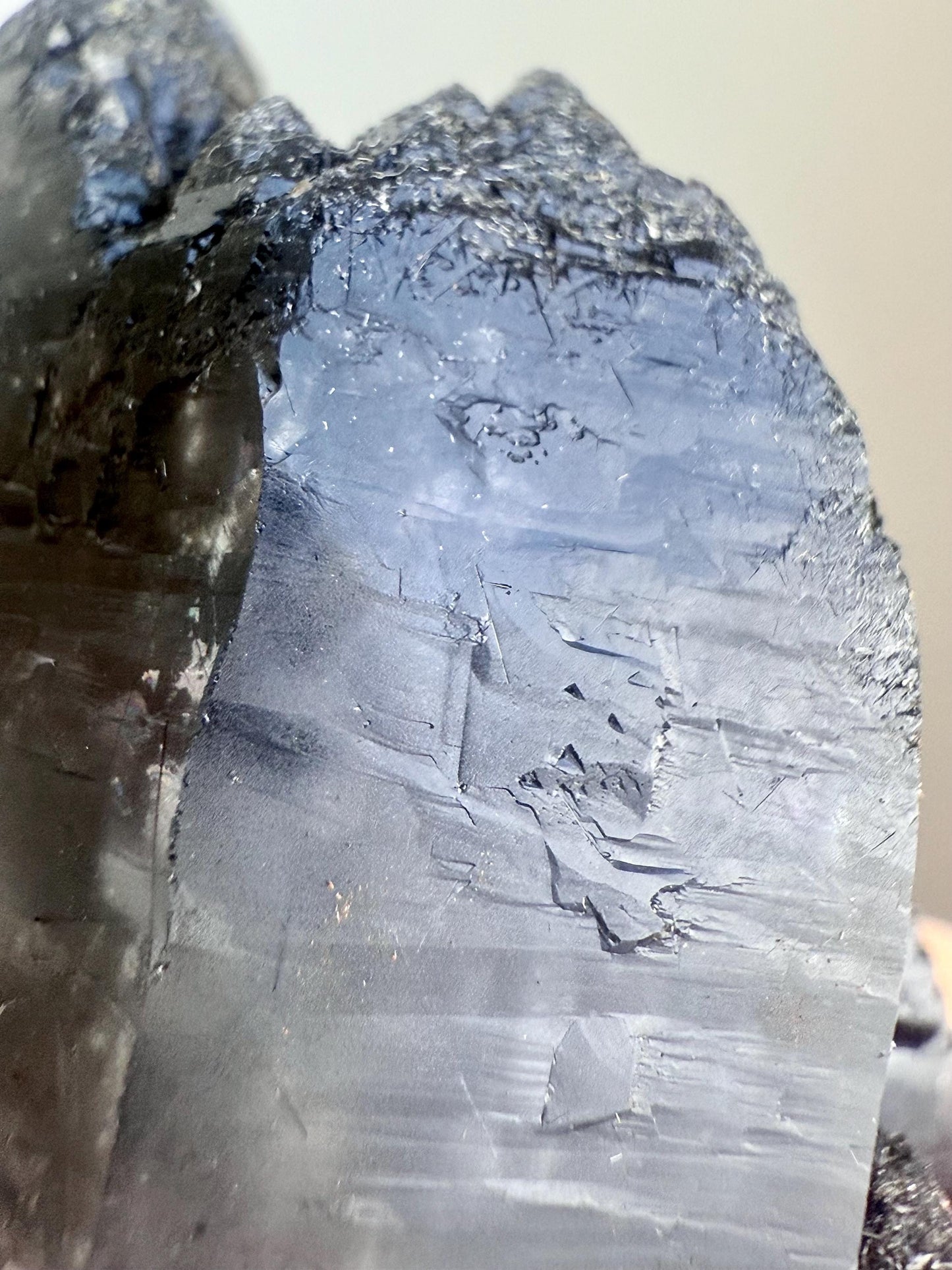 Tourmalinated Cathedral Quartz with Record Keepers