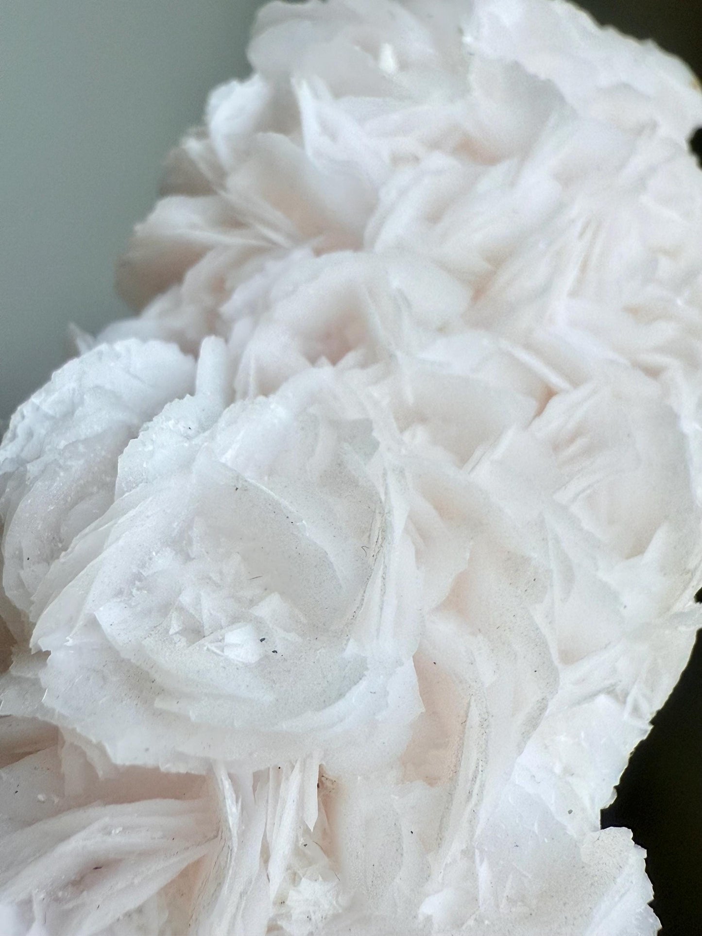 Fluorescent Pink Rose Calcite