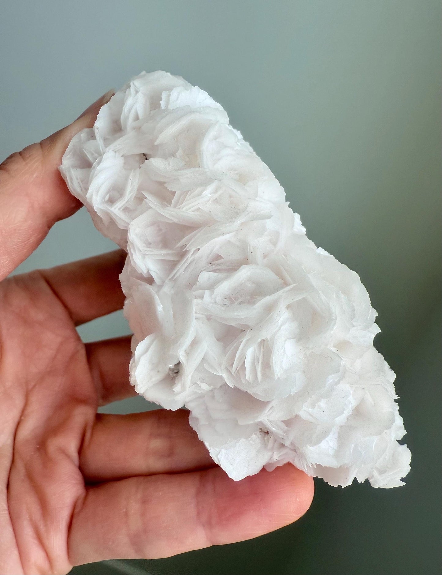 Fluorescent Pink Rose Calcite