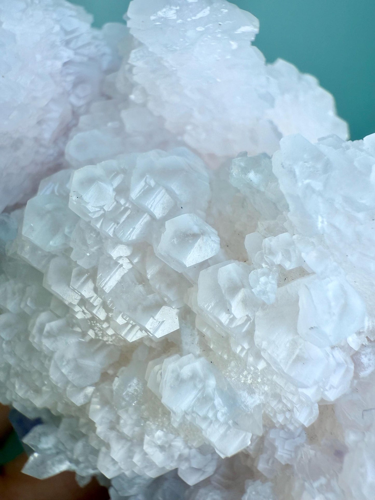 Pink Calcite with Quartz and Fluorite