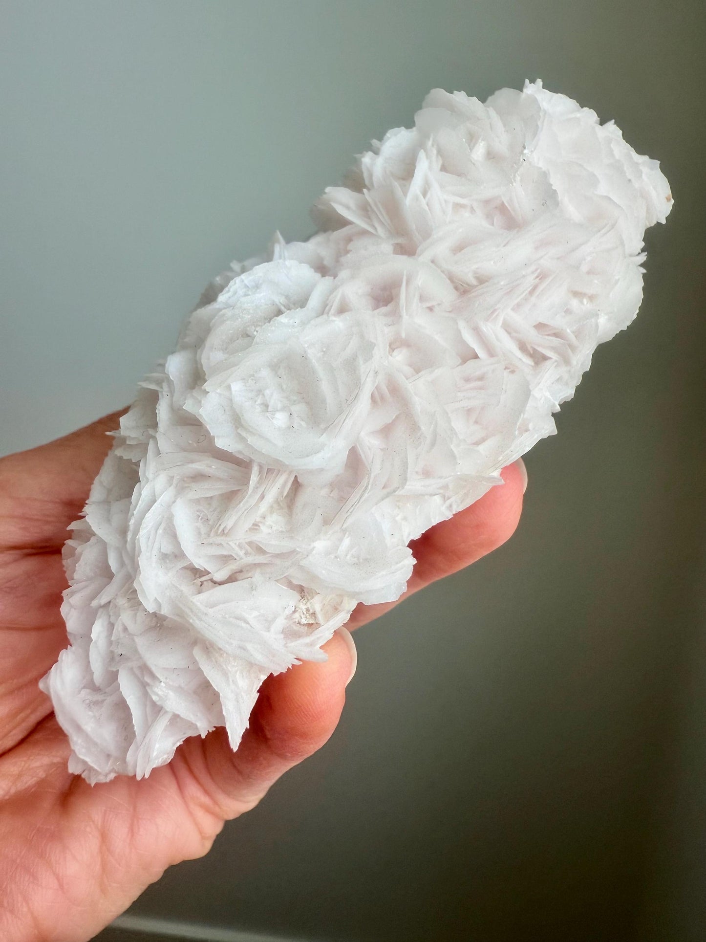 Fluorescent Pink Rose Calcite
